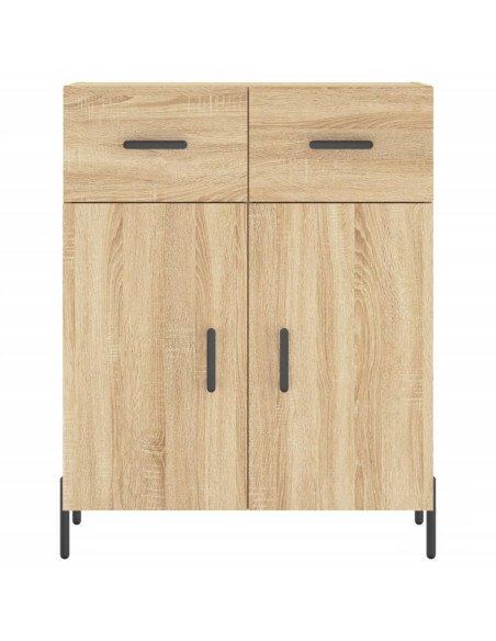 Credenza Rovere Sonoma 69,5x34x180 cm in Legno Multistrato