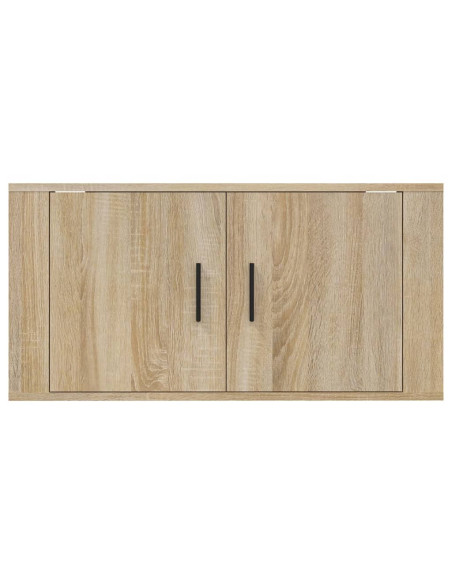 Mobile Porta TV a Parete rovere sonoma 80x34,5x40 cm