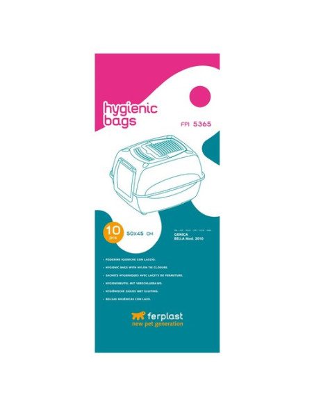 Sacchetti igenici Ferplast 85365724 Per Lettiere Gatti