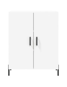 Credenza Bianca 69,5x34x180 cm in Legno Multistrato 2