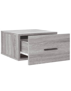 Comodini a Muro 2 pz Grigio Sonoma 35x35x20 cm