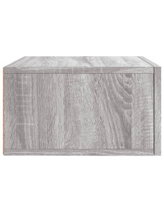 Comodini a Muro 2 pz Grigio Sonoma 35x35x20 cm 2