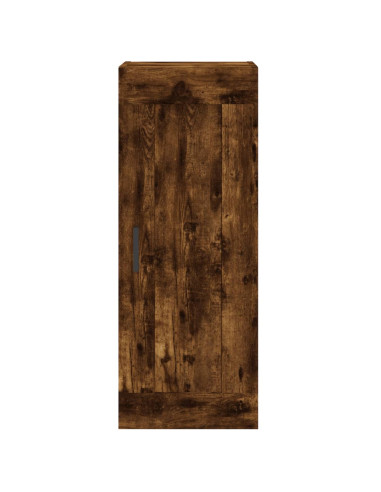 Credenza Rovere Fumo 34,5x34x180 cm in Legno Multistrato