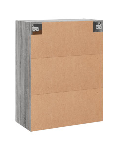 Armadietti a Parete 2 pz Grigio Sonoma in Legno Multistrato 2