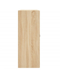 Armadietti a Parete 2 pz Rovere Sonoma in Legno Multistrato