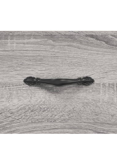 Credenza Grigio Sonoma 69,5x34x180 cm in Legno Multistrato