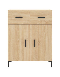 Credenza Rovere Sonoma 69,5x34x180 cm in Legno Multistrato 2