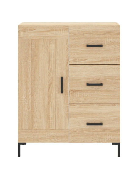 Credenza Rovere Sonoma 69,5x34x180 cm in Legno Multistrato