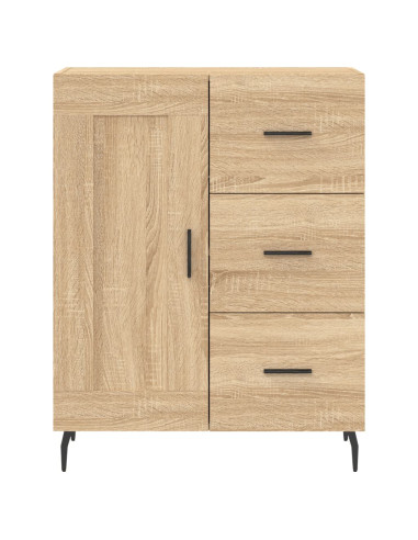 Credenza Rovere Sonoma 69,5x34x180 cm in Legno Multistrato