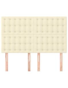 Testiere 4 pz Crema 72x5x78/88 cm in Similpelle 2