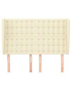 Testiera ad Orecchio Crema 147x23x118/128 cm in Similpelle 2