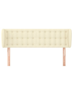 Testiera ad Orecchio Crema 147x23x78/88 cm in Similpelle 2