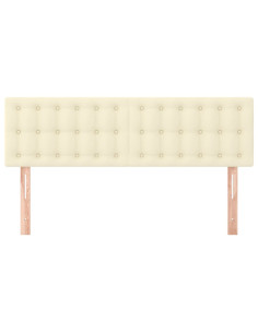 Testiere 2 pz Crema 72x5x78/88 cm in Similpelle 2