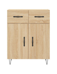 Credenza Rovere Sonoma 69,5x34x180 cm in Legno Multistrato 2