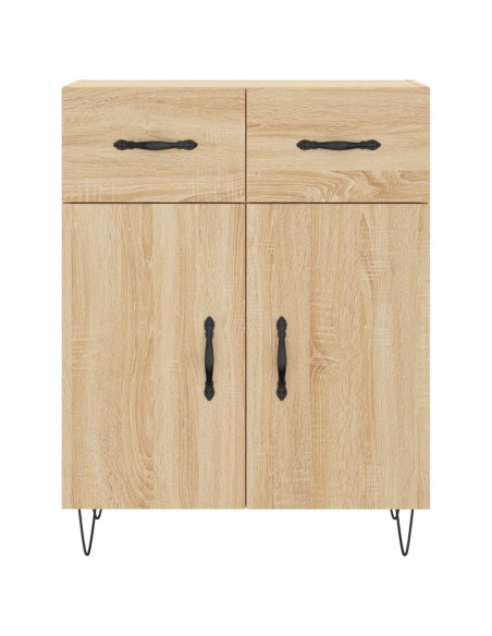 Credenza Rovere Sonoma 69,5x34x180 cm in Legno Multistrato