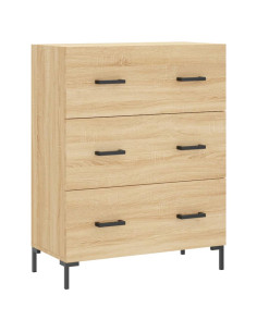 Credenza Rovere Sonoma 69,5x34x180 cm in Legno Multistrato