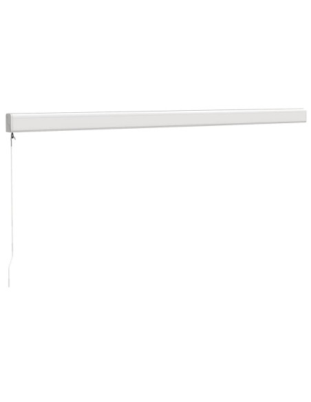 Tenda da Sole Retrattile Crema 4,5x3 m in Tessuto e Alluminio