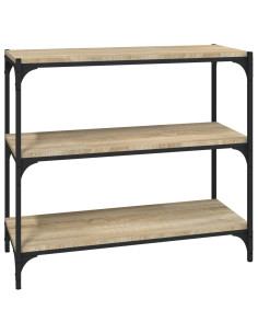 Libreria Rovere Sonoma 80x33x70,5cm Legno Multistrato e Acciaio