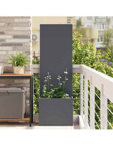 Schermo per privacy in giardino Traforo Antracite 50 x 140 cm