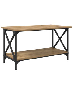 Tavolino da salotto rovere artigianale 80 x 45 x 45.5 cm