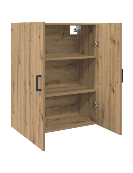 Mobiletto a muro 2 pcs Rovere artigianale 69,5 x 34 x 90 cm