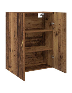 Mobiletto a muro 2 pcs Legno vecchio 69,5 x 34 x 90 cm