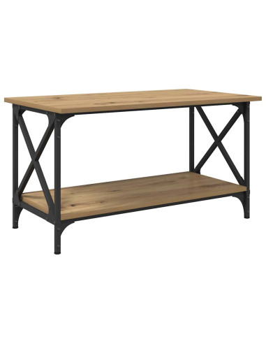 Tavolino da salotto rovere artigianale 80 x 45 x 45.5 cm