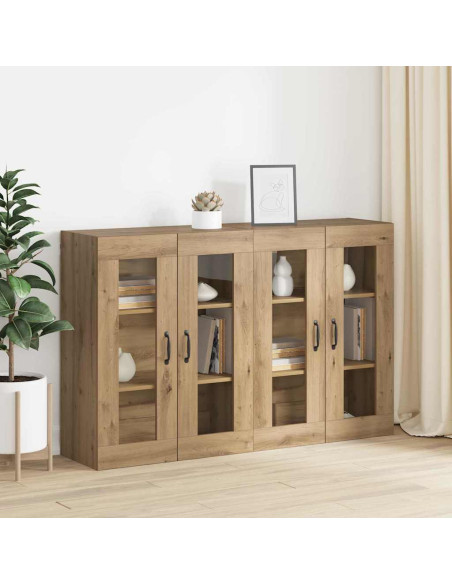 Armadi da Muro 2 pcs rovere artigianale 69.5 x 34 x 90 cm