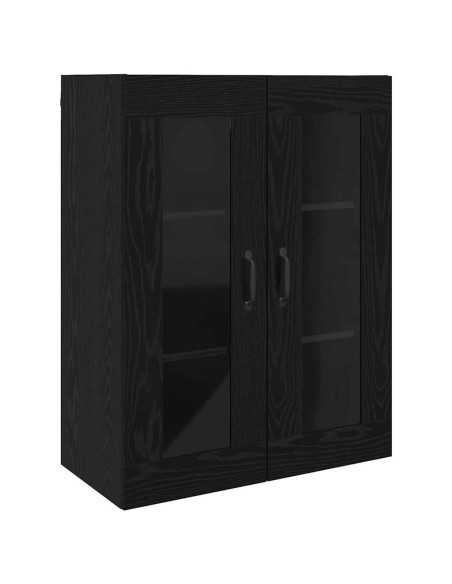 Armadi da Muro 2 pcs Rovere nero 69.5 x 34 x 90 cm