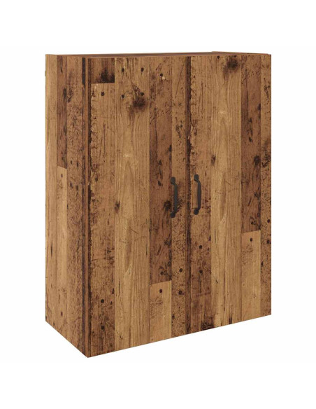 Mobiletto a muro 2 pcs Legno vecchio 69,5 x 34 x 90 cm