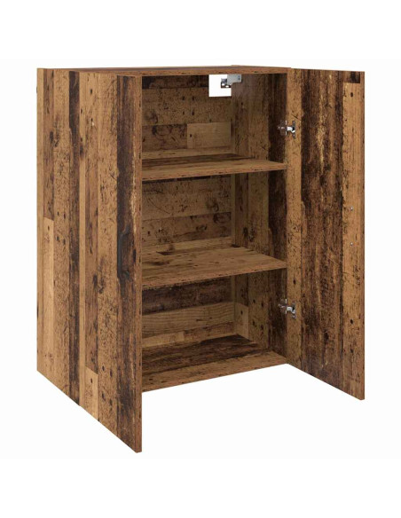 Mobiletto a muro 2 pcs Legno vecchio 69,5 x 34 x 90 cm