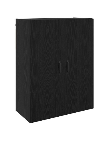 Mobiletto a muro 2 pcs Rovere Nero 69,5 x 34 x 90 cm