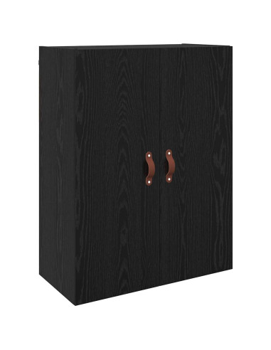 Mobiletto a muro 2 pcs Rovere Nero 69,5 x 34 x 90 cm
