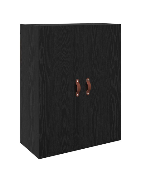 Mobiletto a muro 2 pcs Rovere Nero 69,5 x 34 x 90 cm