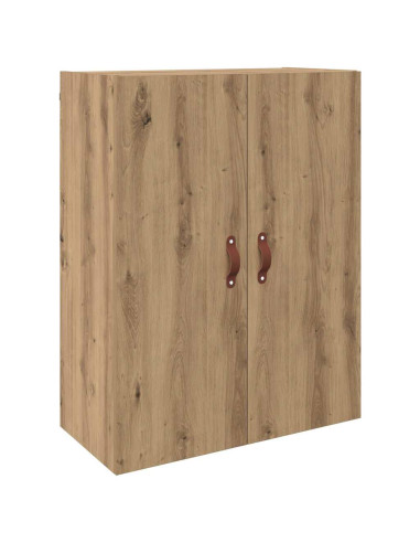 Mobiletto a muro 2 pcs Rovere artigianale 69,5 x 34 x 90 cm