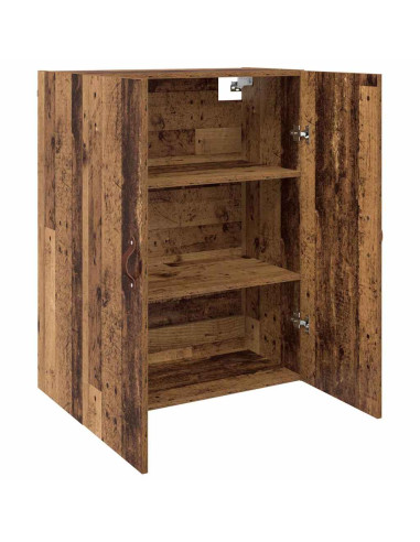 Mobiletto a muro 2 pcs Legno vecchio 69,5 x 34 x 90 cm