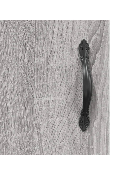 Mobile a Parete Grigio Sonoma 69,5x34x90 cm Legno Multistrato