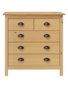 Credenza Hill 79x40x80 cm Legno Massello di Pino