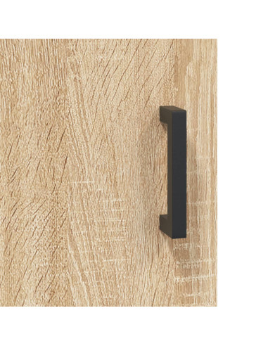 Armadietti a Parete 2 pz Rovere Sonoma in Legno Multistrato