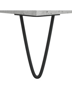 Credenza Grigio Cemento 69,5x34x180 cm in Legno Multistrato