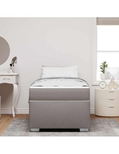 Struttura del letto con materasso Talpa 100 x 200 cm Tessuto
