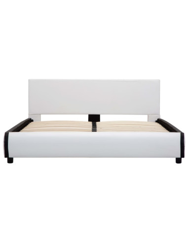 Giroletto con Cassetti Bianco in Similpelle 140x200 cm