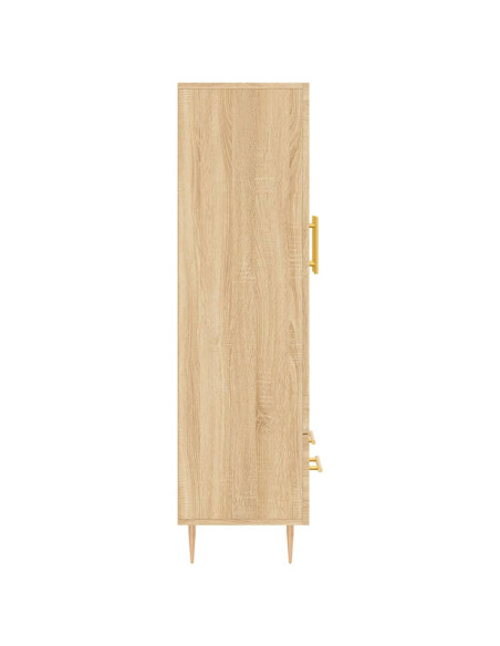 Credenza Rovere Sonoma 69,5x31x115 cm in Legno Multistrato