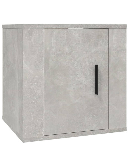 Set di Mobili Porta TV 7 pz Grigio Cemento in Legno Multistrato