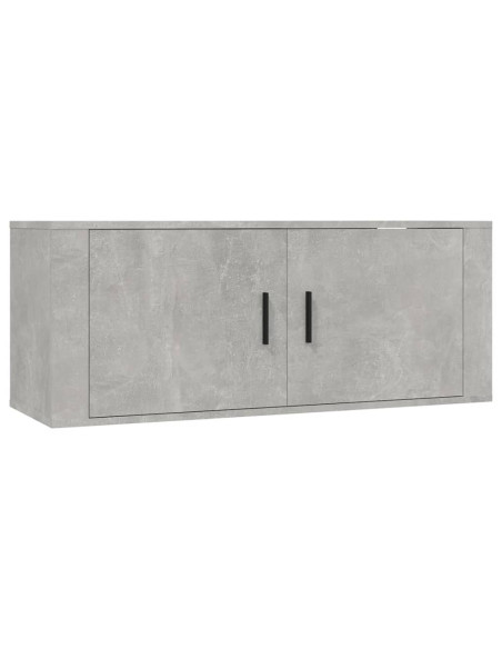 Set di Mobili Porta TV 6 pz Grigio Cemento in Legno Multistrato