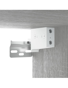 Set Mobili Porta TV 2 pz Grigio Sonoma in Legno Multistrato 2