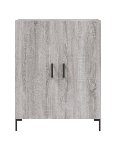 Credenza Grigio Sonoma 69,5x34x180 cm in Legno Multistrato