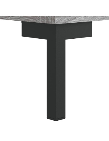 Credenza Grigio Sonoma 69,5x34x180 cm in Legno Multistrato