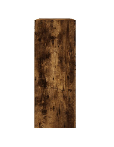 Mobile a Parete Rovere Fumo 69,5x34x90 cm in Legno Multistrato