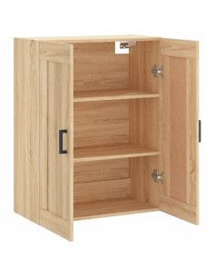 Mobile a Parete Rovere Sonoma 69,5x34x90 cm Legno Multistrato